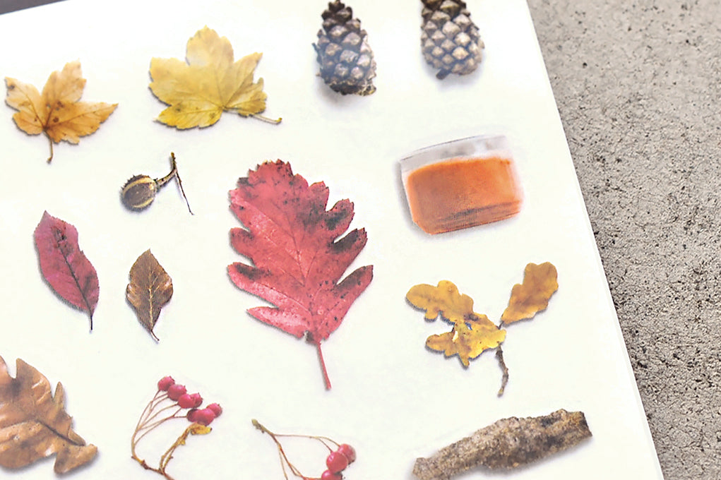 MU Print-On Stickers No.139: Fall Colors, 2 designs/packet