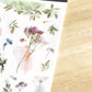 MU Print-On Stickers No.159: Flower Shadow, 2 designs/packet