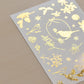MU Gold Foil Print-On Stickers Christmas Limited Edition No.1