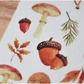 MU Print-On Stickers No.31: Autumn Greetings, 2 designs/packet