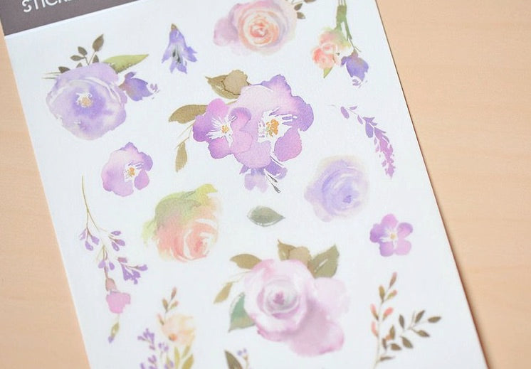 MU Print-On Stickers No.71: Violet Dreams, 2 designs/packet