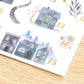 MU Print-On Stickers No.164: Star at Dawn Monthly, 2 designs/packet