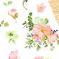 MU Print-On Stickers No.170: Hibiscus Flowers, 2 designs/packet