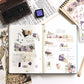 MU Print-On Stickers No.171: Violet Flower Whisper, 2 designs/packet
