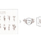 MU Lifestyle My Icon Clear Stamp Set - No.15, A Flower