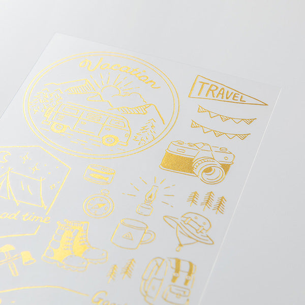 Midori Gold Foil Transfer Sticker - Outdoor