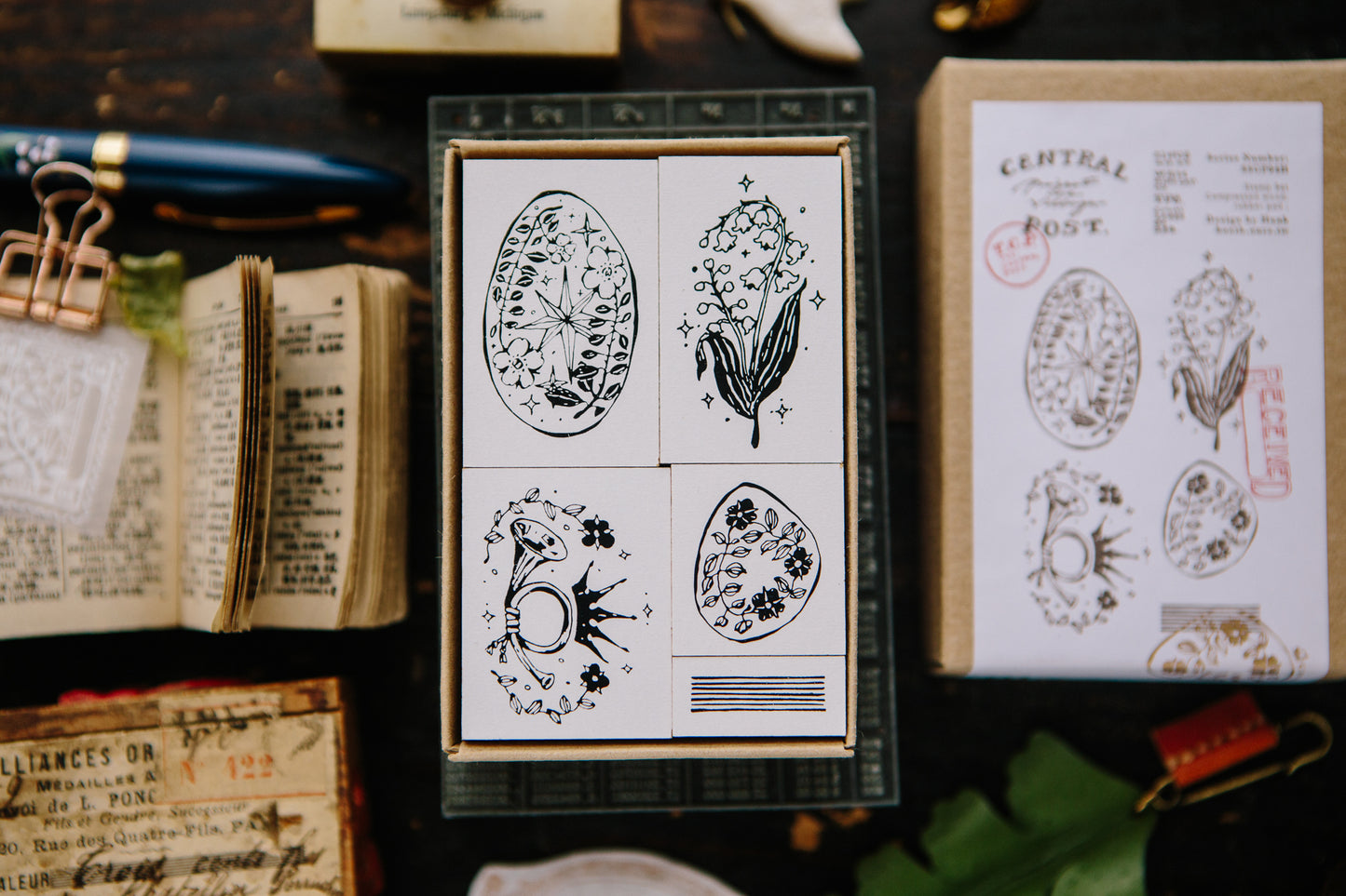 OURS Central Post A Stamp Set - 5 pcs, Remake Version