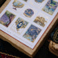 OURS Wayfarer Stamp-Style Gold Foil Sticker Pack, 2 sheets