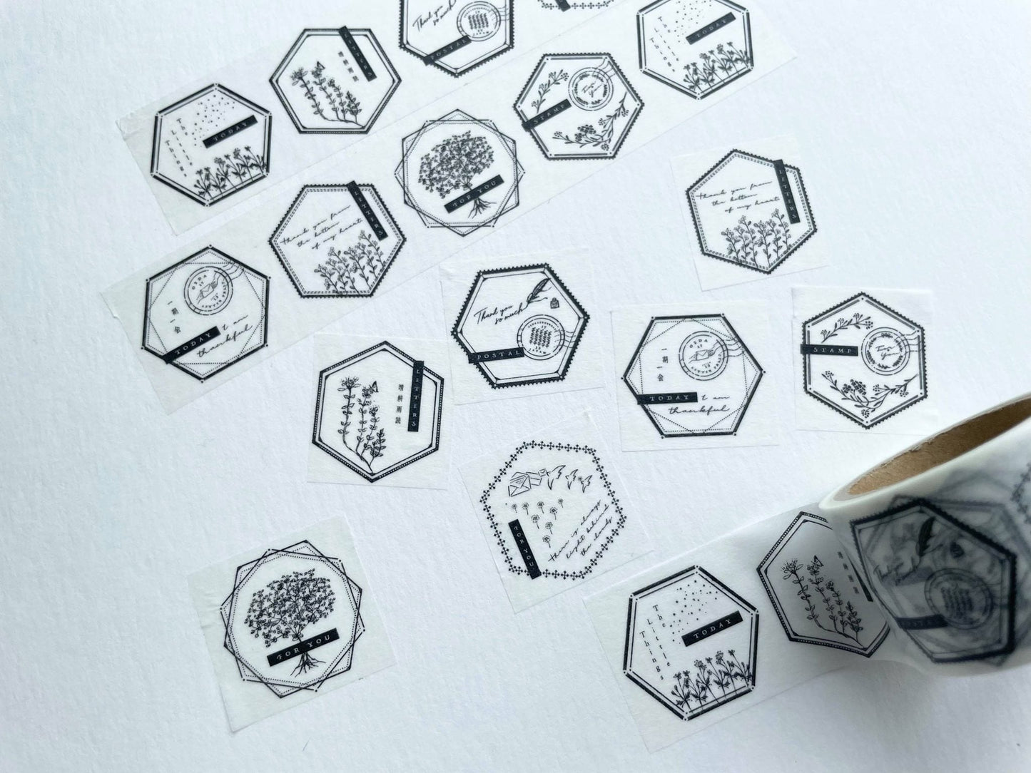 OEDA Letterpress Washi Tape - 8 Hexagon