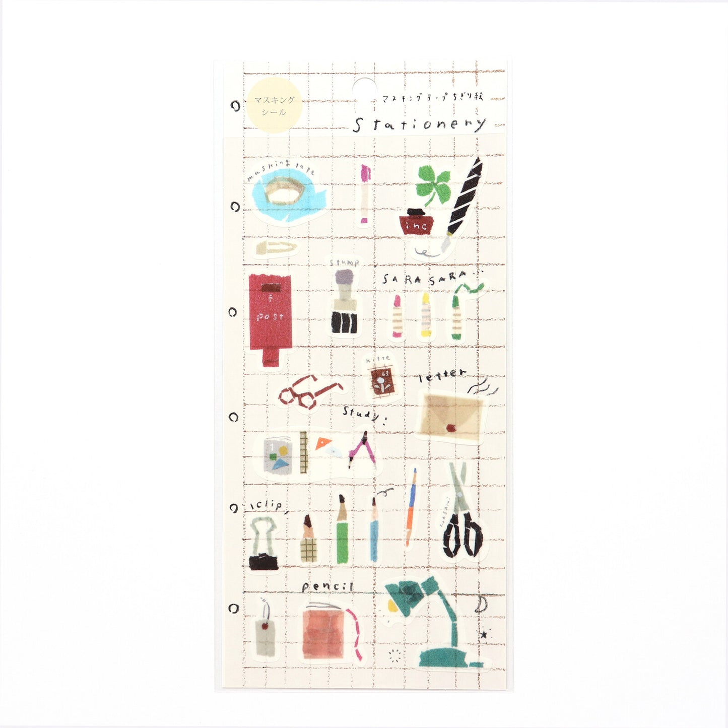 Saien x Miki Tamura Washi Art Sticker Sheet - Stationery, 1 PC