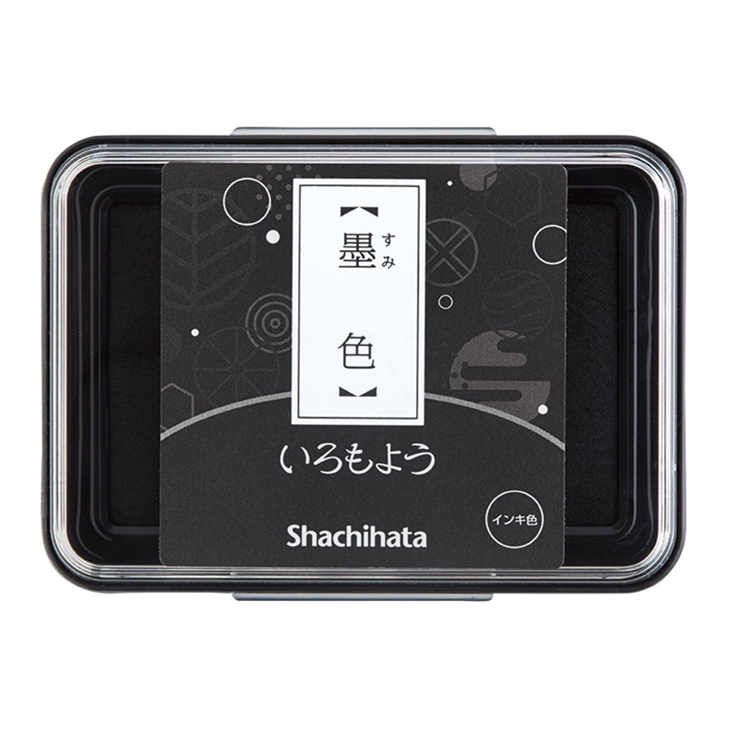 Shachihata Japanese Traditional Inkpads, Sumi (Black), 1 PC