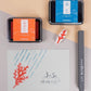 Shachihata Japanese Traditional Inkpads, Sango (Coral), 1 PC