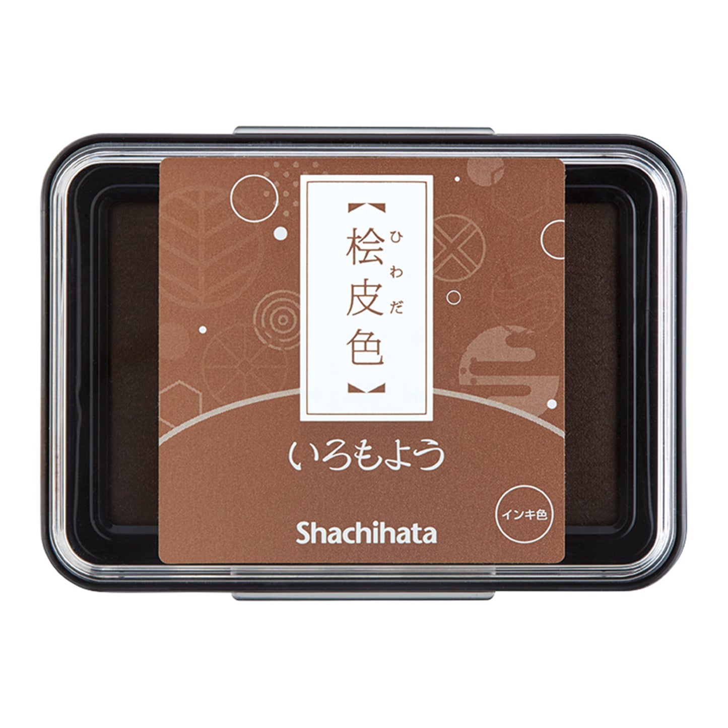 Shachihata Japanese Traditional Inkpads, Hiwada (Bark Brown), 1 PC