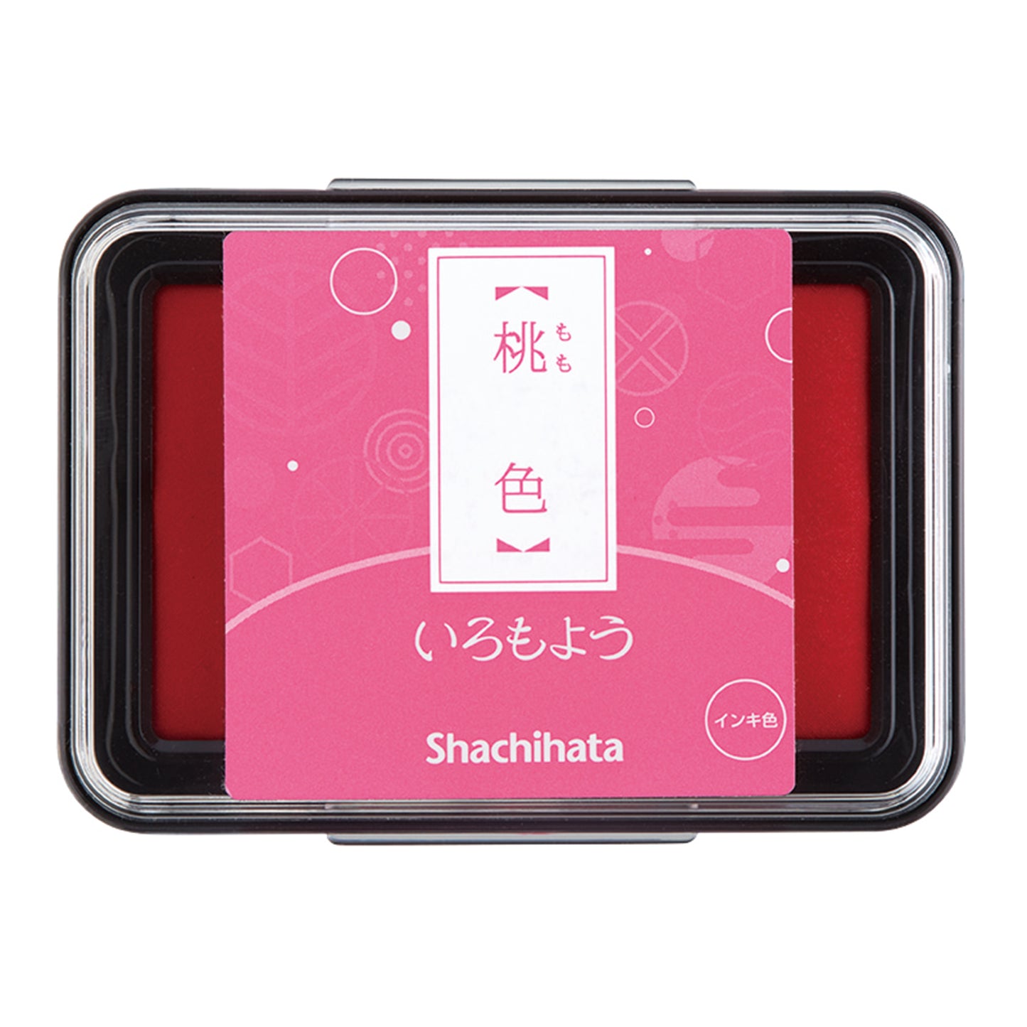 Shachihata Japanese Traditional Inkpads, Momo (Peachy Pink), 1 PC