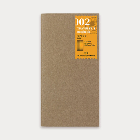 TRAVELER'S Notebook - Regular Size Refill - 002 Grid
