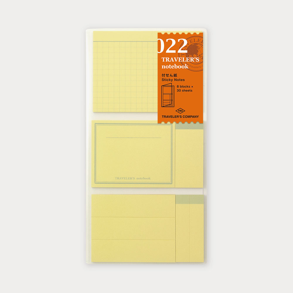 TRAVELER'S Notebook - Regular Size Refill - 022 Sticky Notes