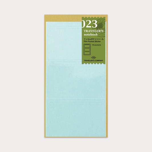 TRAVELER'S Notebook - Regular Size Refill - 023 Film Pocket Sticker
