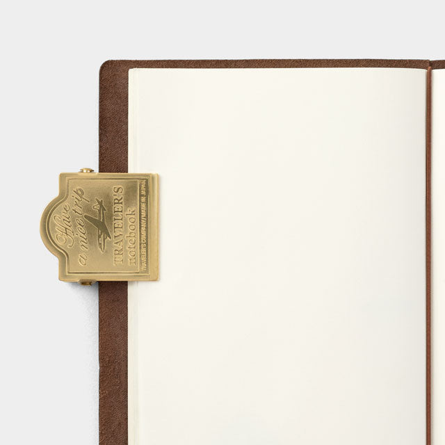 TRAVELER'S Notebook - 030 Brass Clip - Airplane
