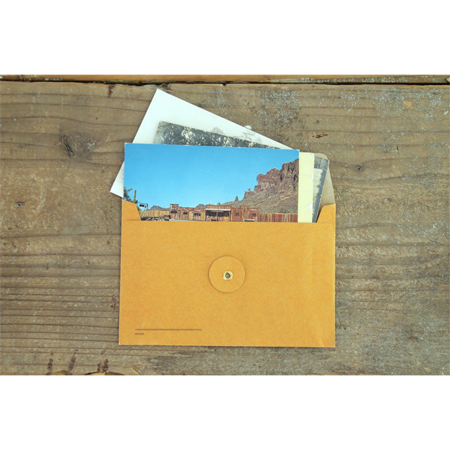 TRAVELER'S COMPANY Kraft Envelope Medium, Set of 8, Two colors
