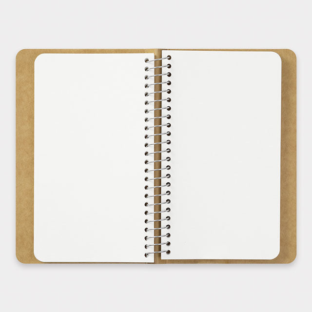 TRAVELER'S COMPANY - SPIRAL RING NOTEBOOK, MD Paper White(A6 Slim)