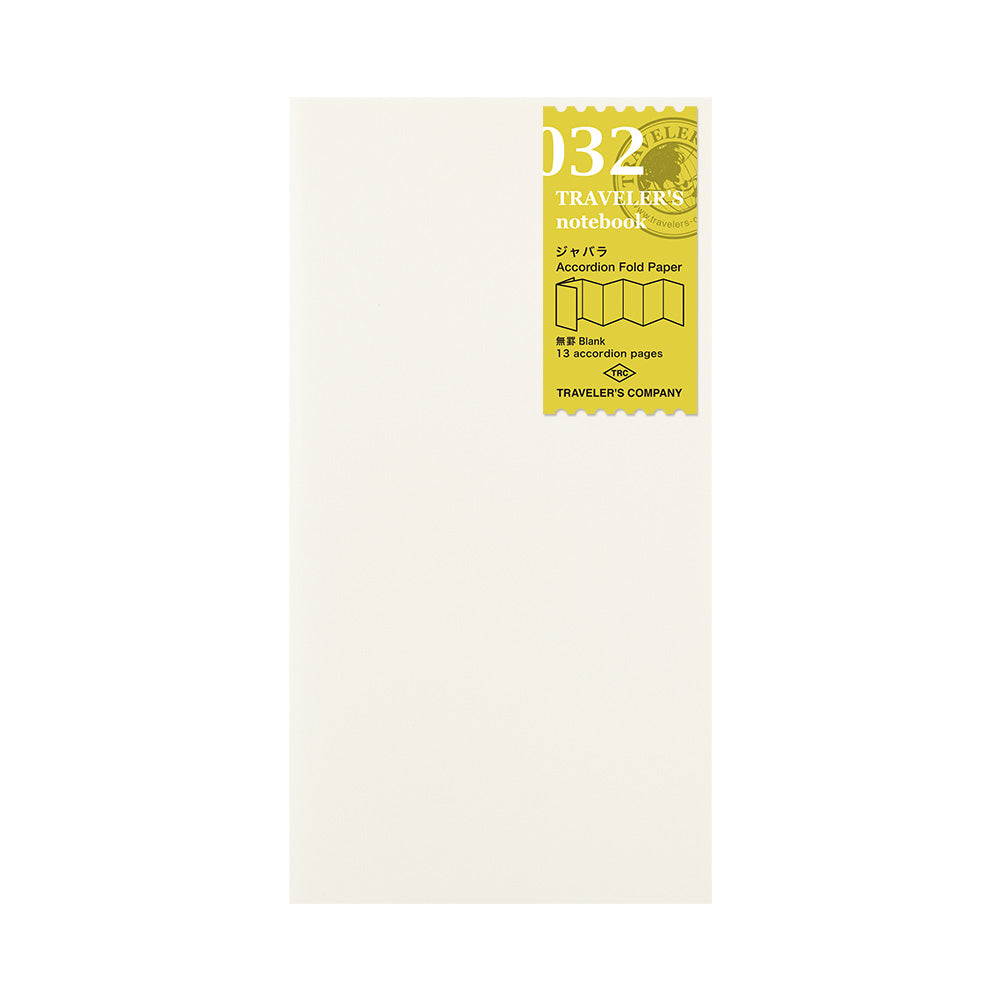TRAVELER'S Notebook - Regular Size Refill - 032 Accordion Fold Paper