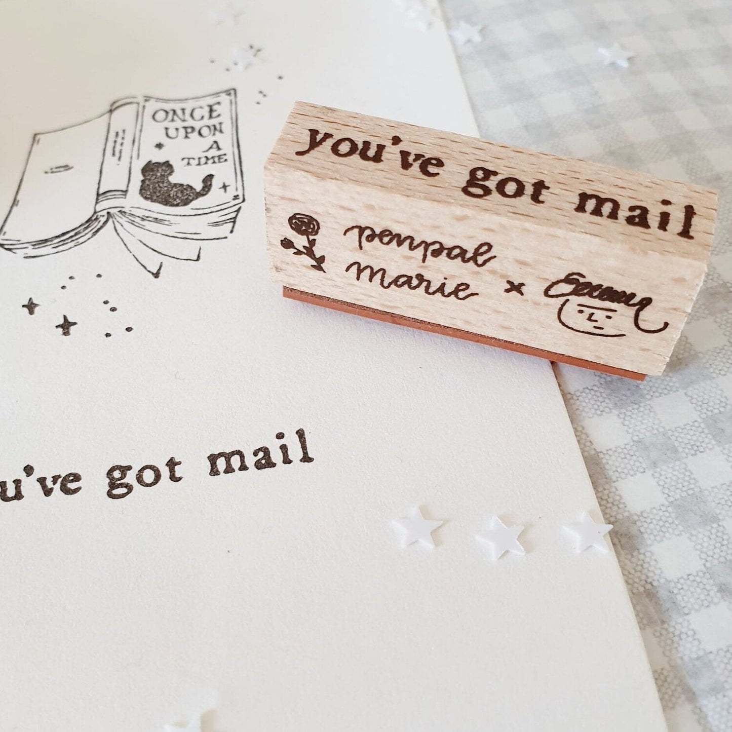 Yeon Charm You've Got Mail Rubber Stamp