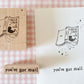 Yeon Charm You've Got Mail Rubber Stamp