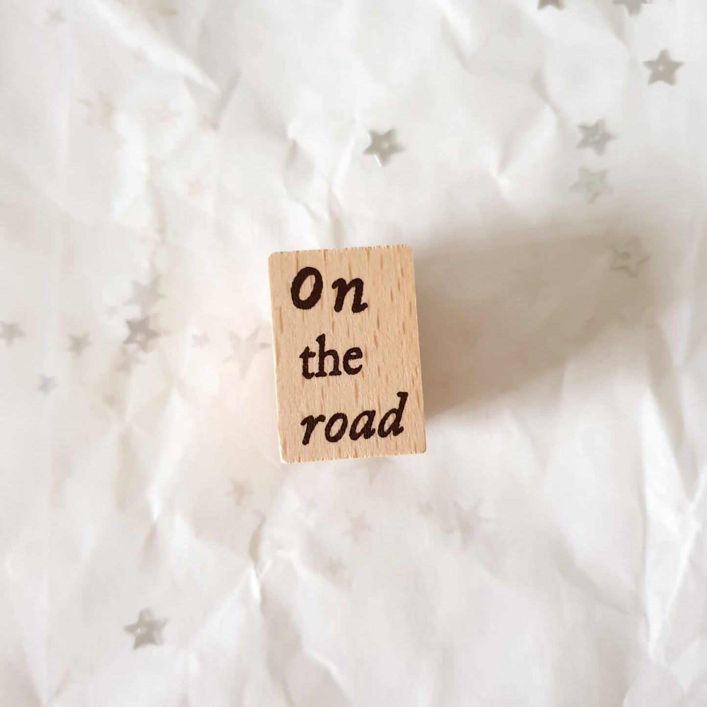 Yeon Charm On The Road Rubber Stamp, 1 pc