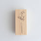 always smile... Witch Grass Rubber Stamp