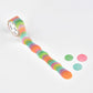Bande Washi Tape Sticker Roll - Colorful Circle