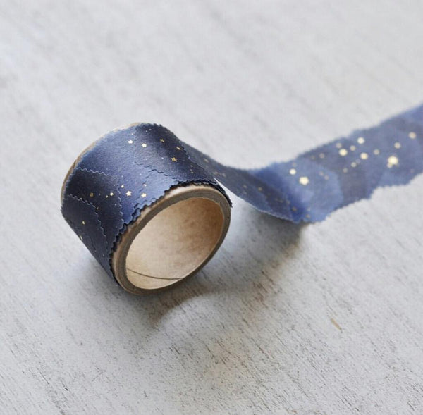 Saien Starry Sky Gold Foil Washi Tape, 15mm