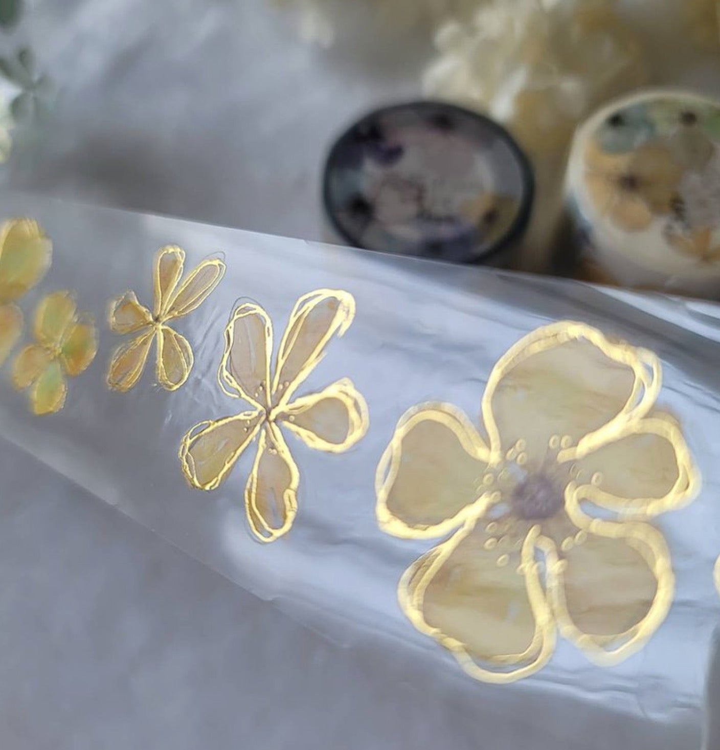 One Loop Sample - Fairy Maru (Fairy Ball) Flowers Special Edition Glossy PET Tape