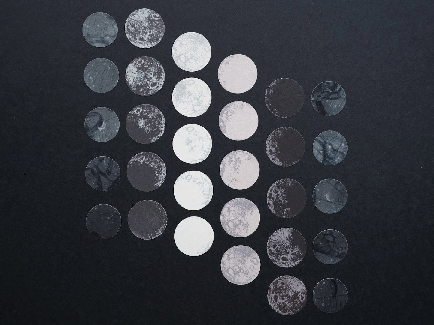 Jieyanow Atelier Phases to Loving You Collection - Moon Phases Sticker Sheets