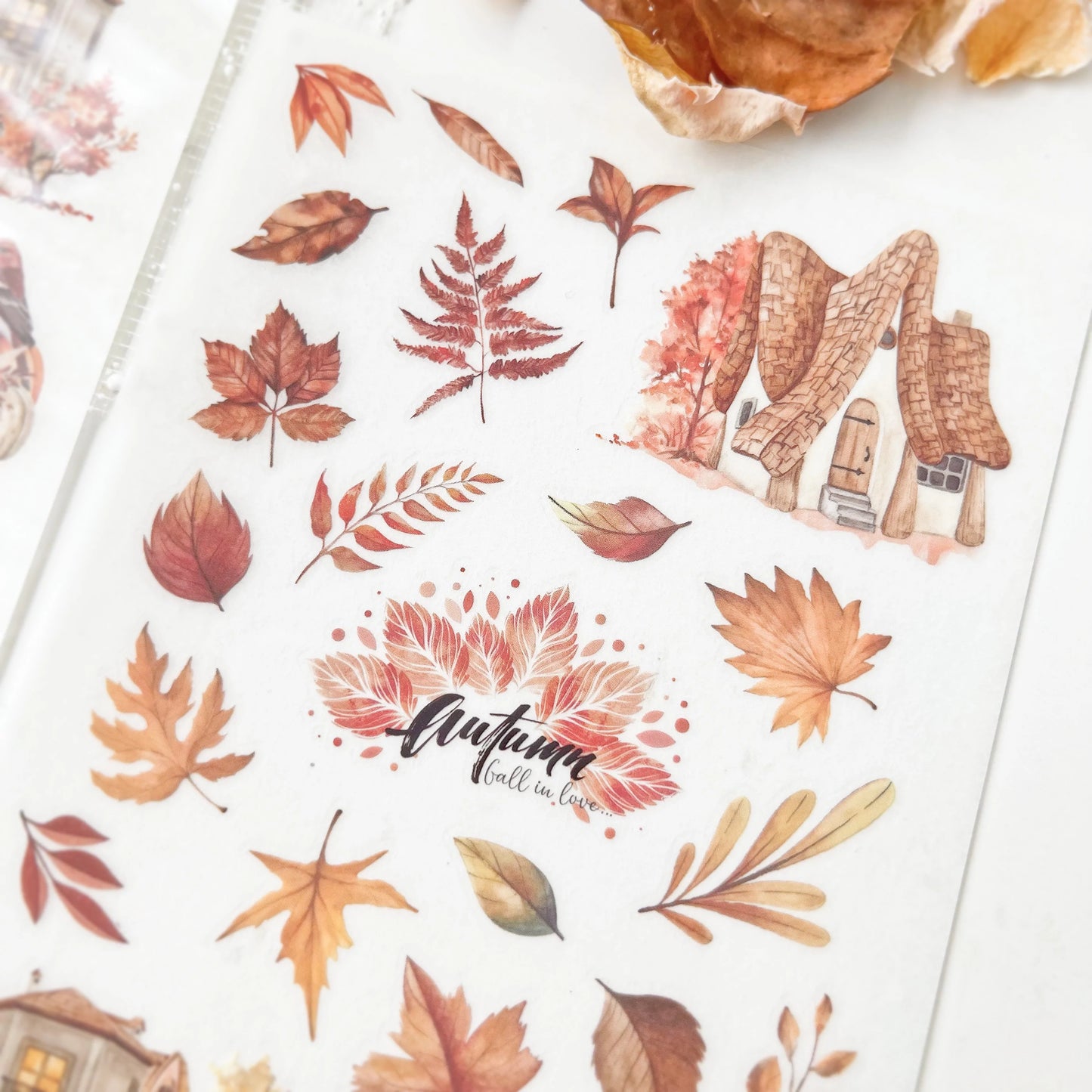 Journal Pages Print-On Stickers - Autumn Story