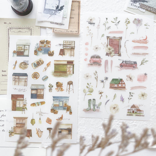 Journal Pages Print-On Stickers - Collect Beautiful Moments