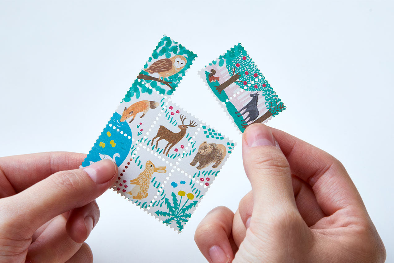 KITTA Portable Stamp-style Washi Tape, Animal