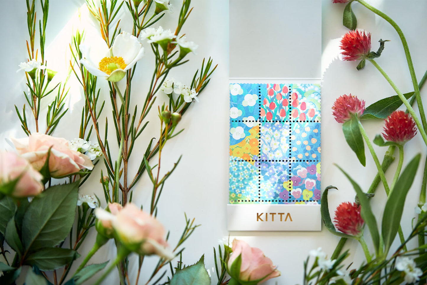 KITTA Portable Stamp-style Washi Tape, Garden
