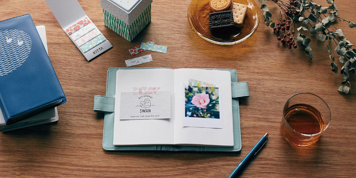 KITTA Portable Washi Tape, Artist Collaboration, Flower 6