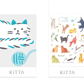 KITTA Portable Washi Tape, Seal Collection, Cat Icon