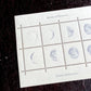 knoten letterpress Stamp-style Sticker - Phrases of the Moon
