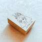La Dolce Vita Girl Rubber Stamp - 10 Year Anniversary Girl