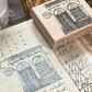 Lady F Rubber Stamp - Bookstore I