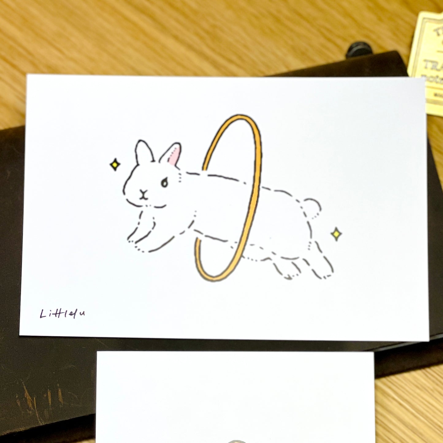 Littlelu Bunny Postcard Set, 2 designs