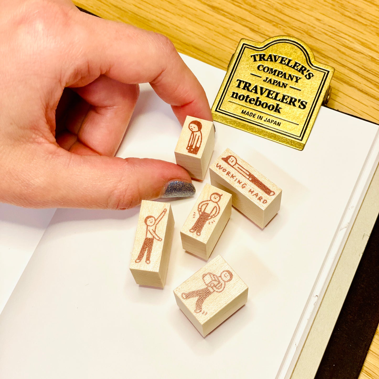 Littlelu Daily Rubber Stamps (Small Sizes)
