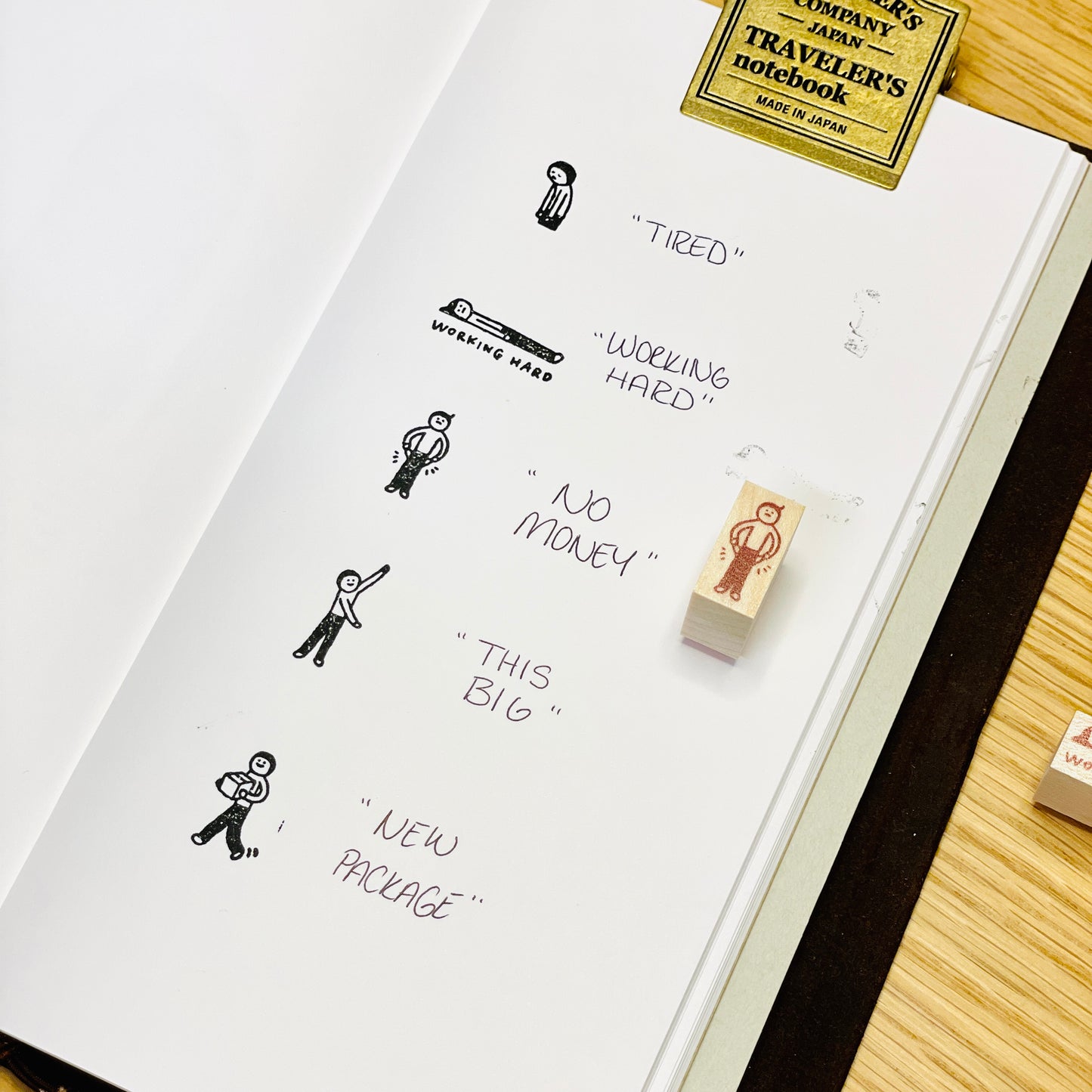 Littlelu Daily Rubber Stamps (Small Sizes)
