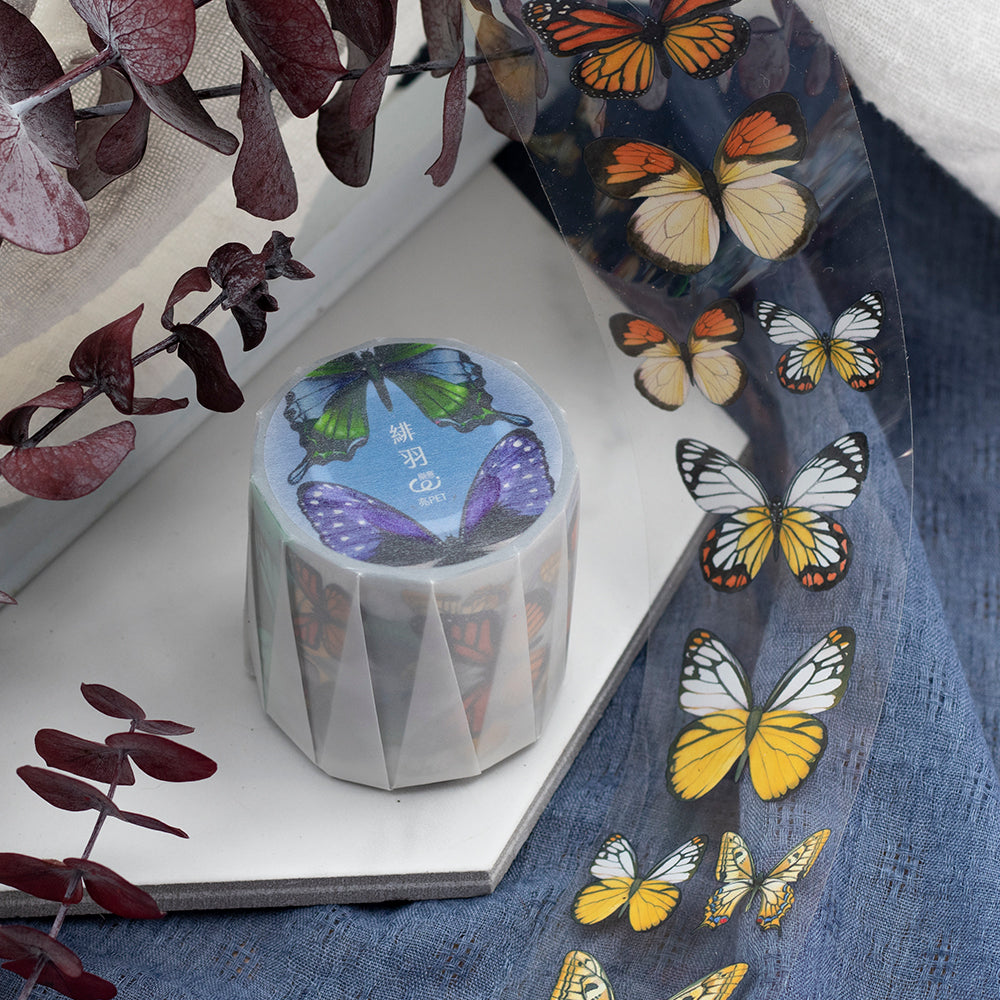 One Loop Sample - Loidesign Vintage Butterfly Glossy PET Tape