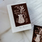 Meow Illustration Rubber Stamp - Dear Coffee I Need You