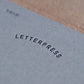 Midori Letterpress Letterset- Cherry, handprinted in Japan