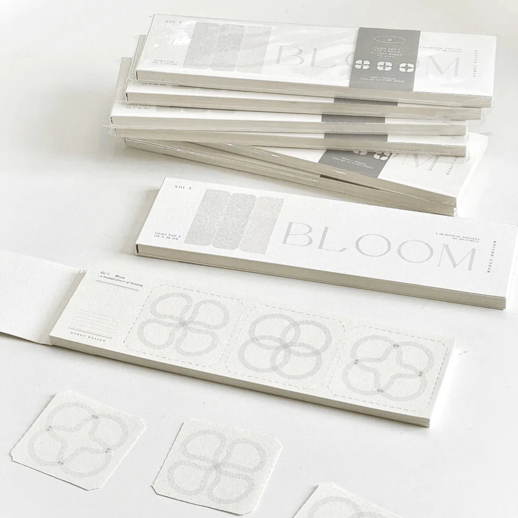 NYRET Design Vo.7 BLOOM Series Memo Pad, 3 designs