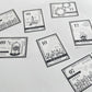 OEDA Letterpress Stamp-design Washi Tape, Two Designs, 25mm